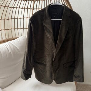 Men’s Banana Republic Sports Coat Blazer 46L Dark Green